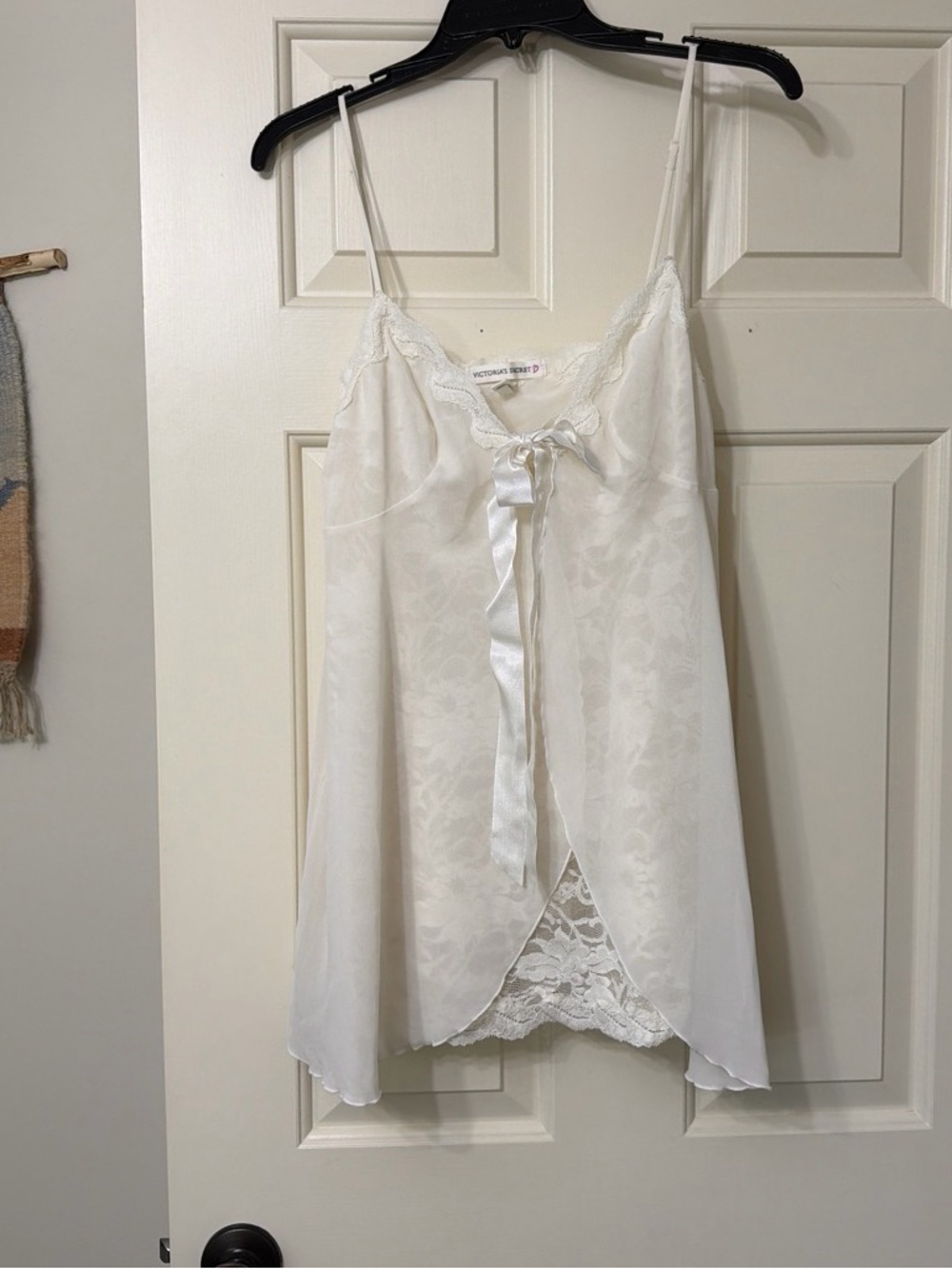 Victoria's Secret Cream Lace-Trim Camisole - Picture 1 of 4